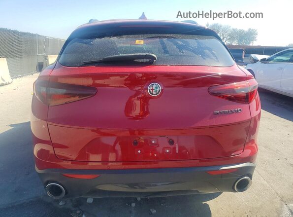 ZASPAJAN3M7C98236 2021 ALFA ROMEO STELVIO Red Vista trasera