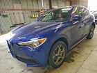 2022 Alfa Romeo Stelvio Blue vin: ZASPAJAN6N7D39184