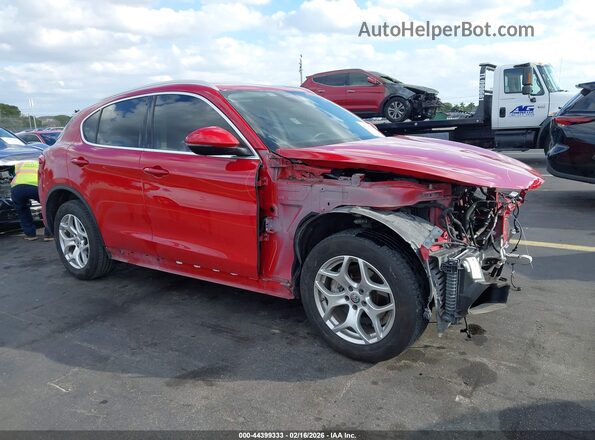 ZASPAJAN9L7C91807 2020 ALFA ROMEO STELVIO Красный Передняя правая четверть