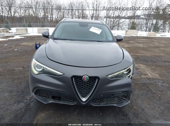 ZASPAKAN3K7C32370 2019 ALFA ROMEO STELVIO Gray Widok zestawu wskaźników
