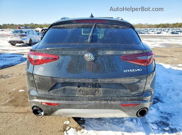 ZASPAKBN0N7D38262 2022 ALFA ROMEO STELVIO Черный Вид сзади