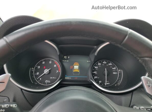 ZASPAKBN2P7D63067 2023 ALFA ROMEO STELVIO Gold ხელსაწყოთა პანელის ხედი
