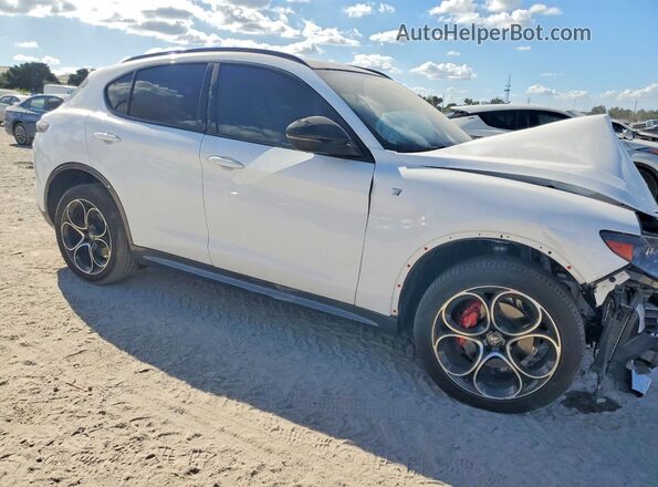 ZASPAKBN3R7D76445 2024 ALFA ROMEO STELVIO Белый Передняя правая четверть