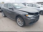 2021 Alfa Romeo Stelvio Ti Awd Серый vin: ZASPAKBN4M7D18739