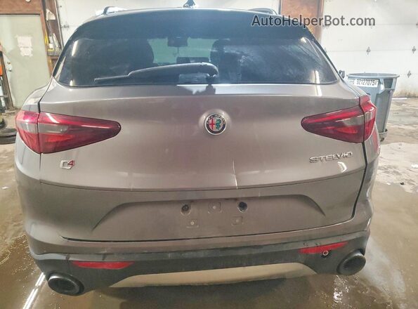 ZASPAKBN5K7C45183 2019 ALFA ROMEO STELVIO Silver Вид ззаду