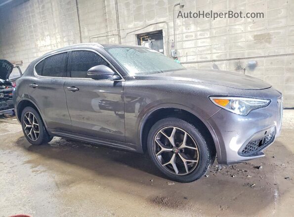 ZASPAKBN5L7C83272 2020 ALFA ROMEO STELVIO Gray Delantero derecho