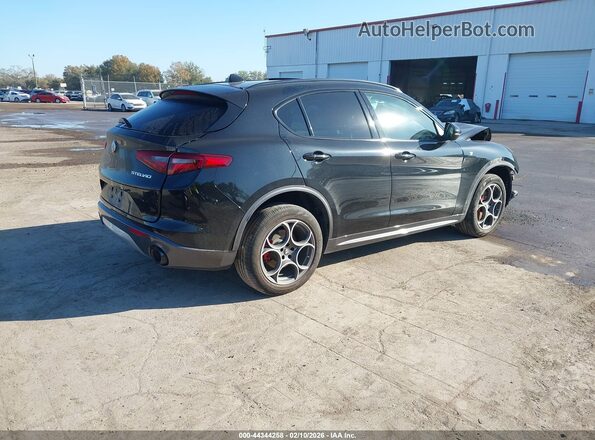 ZASPAKBN5P7D50426 2023 ALFA ROMEO STELVIO Black უკანა მარჯვენა