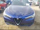 2022 Alfa Romeo Stelvio Ti Awd Синий vin: ZASPAKBN7N7D30935