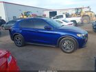 2022 Alfa Romeo Stelvio Ti Awd Синий vin: ZASPAKBN7N7D30935
