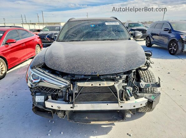 ZASPAKBN7N7D45077 2022 ALFA ROMEO STELVIO Черный Вид спереди