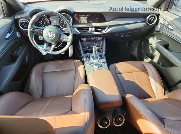 ZASPAKBN7N7D45077 2022 ALFA ROMEO STELVIO Черный Вид панели приборов
