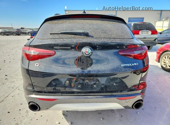 ZASPAKBN7N7D45077 2022 ALFA ROMEO STELVIO Черный Вид сзади