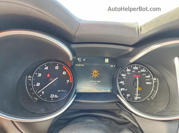ZASPAKBN7N7D45077 2022 ALFA ROMEO STELVIO Черный Вид щитка приборов