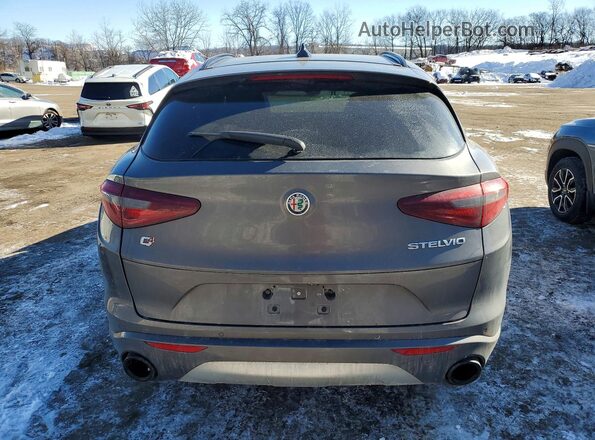 ZASPAKBN7P7D58267 2023 ALFA ROMEO STELVIO Gray Rear view