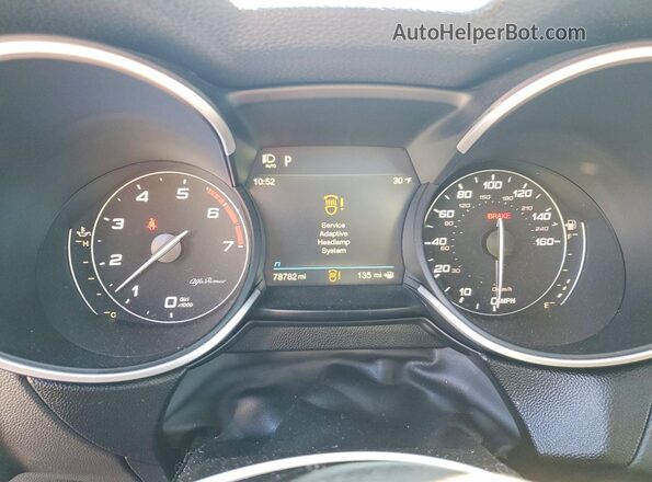 ZASPAKBN7P7D58267 2023 ALFA ROMEO STELVIO Gray Instrument cluster view