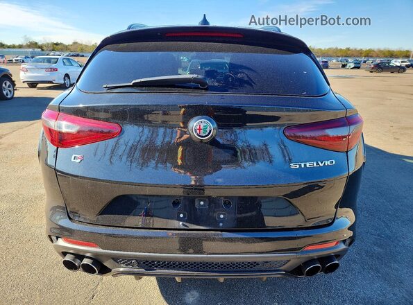ZASPAKEV2K7C52877 2019 ALFA ROMEO STELVIO Black Widok z tyłu