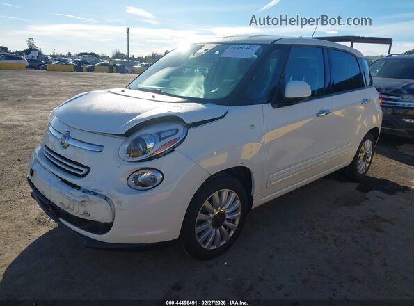 ZFBCFAAH0HZ039574 2017 FIAT 500L Белый Передняя левая четверть