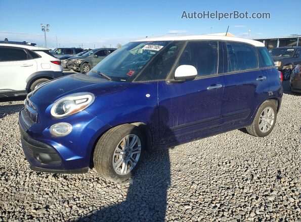 ZFBCFAAH1JZ041288 2018 FIAT 500L Синий Передняя левая четверть