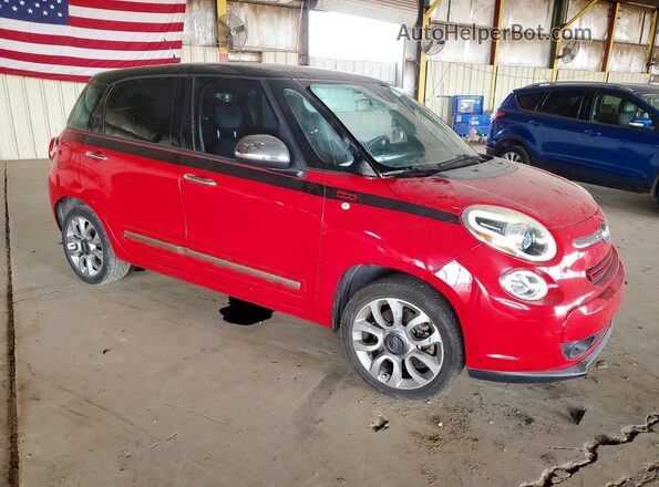 ZFBCFACH1HZ040214 2017 FIAT 500L Красный Передняя правая четверть