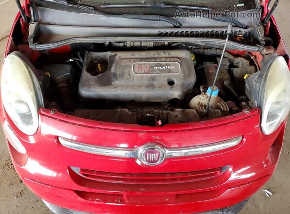 ZFBCFACH1HZ040214 2017 FIAT 500L Красный Вид задней части салона