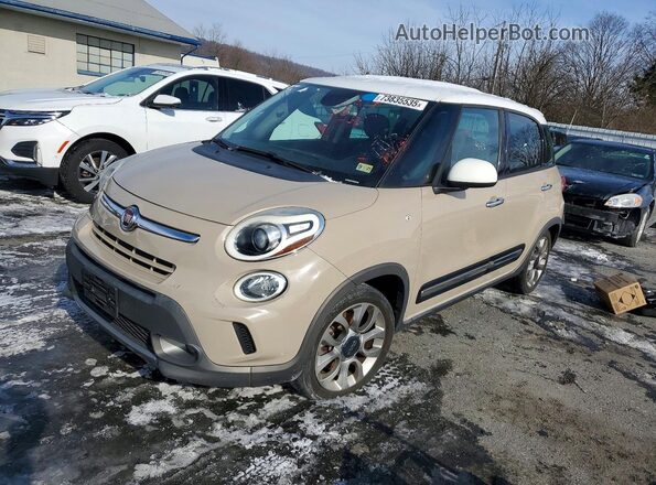 ZFBCFADH6GZ037788 2016 FIAT 500L Желто-коричневый Передняя левая четверть