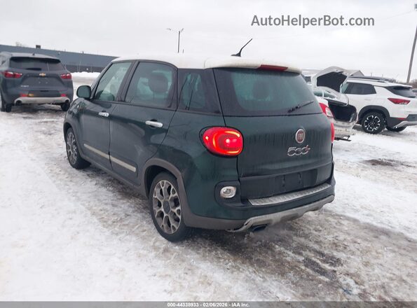 ZFBCFADH6GZ038083 2016 FIAT 500L Зеленый Задняя левая четверть
