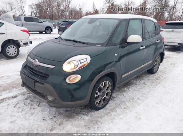 ZFBCFADH6GZ038083 2016 FIAT 500L Зеленый Передняя левая четверть