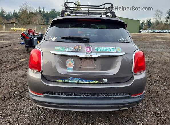 ZFBCFXBT7GP512760 2016 FIAT 500X Gray Widok z tyłu