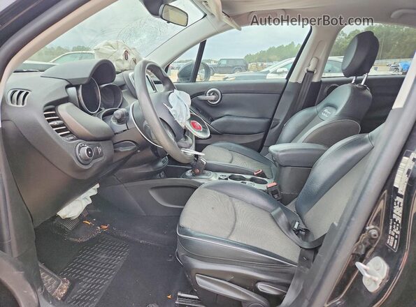 ZFBCFXCT5GP502968 2016 FIAT 500X Черный Вид салона спереди