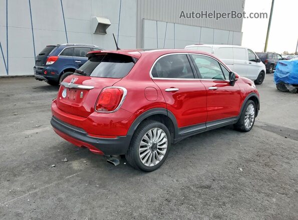 ZFBCFXDTXGP393969 2016 FIAT 500X Красный Задняя правая четверть