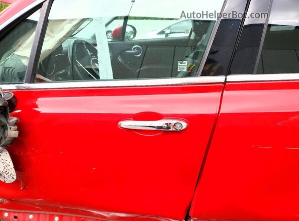 ZFBCFXDTXGP393969 2016 FIAT 500X Красный Вид салона спереди