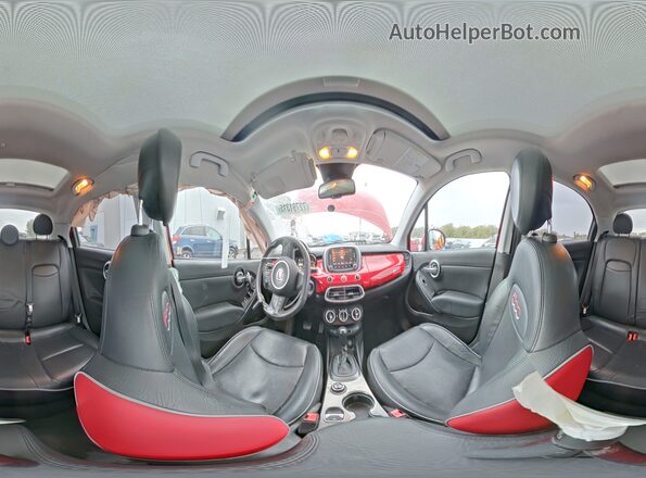 ZFBCFXDTXGP393969 2016 FIAT 500X Красный Вид наклейки с VIN-кодом