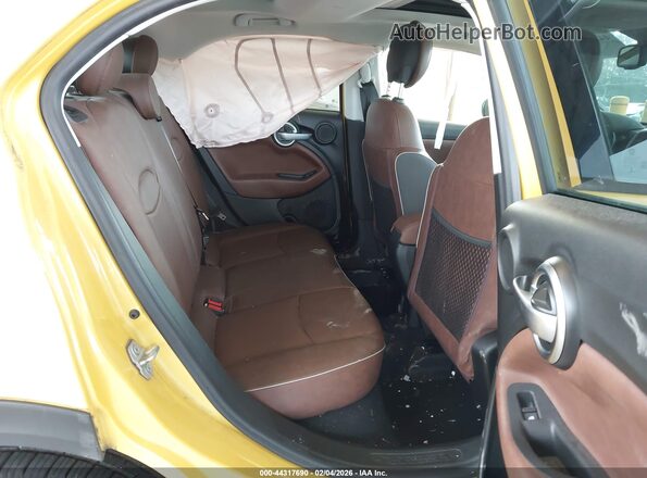 ZFBCFYET0GP334457 2016 FIAT 500X Yellow VIN sticker view