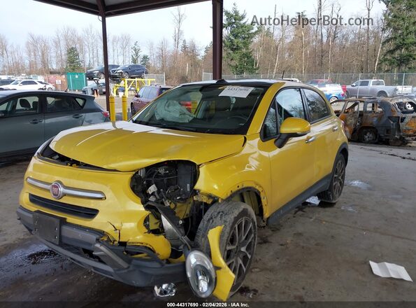 ZFBCFYET0GP334457 2016 FIAT 500X Yellow Front view