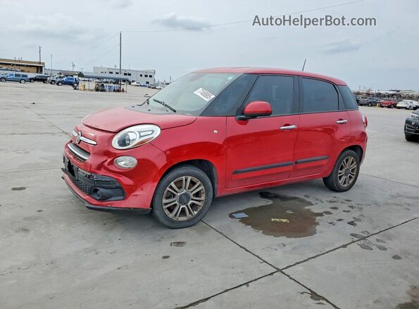 ZFBNFAAH0KZ042183 2019 FIAT 500L Красный Передняя левая четверть