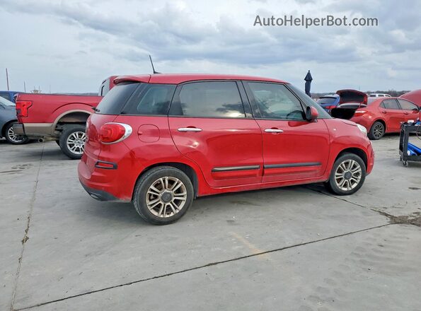 ZFBNFAAH0KZ042183 2019 FIAT 500L Красный Задняя правая четверть