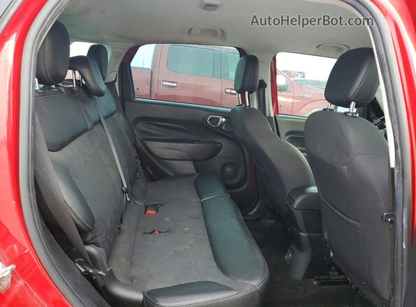 ZFBNFAAH0KZ042183 2019 FIAT 500L Красный Вид задней части салона