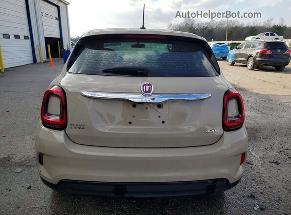 ZFBNFYA14LP841439 2020 FIAT 500X Желто-коричневый Вид сзади