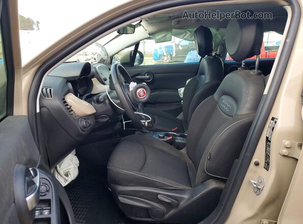 ZFBNFYA14LP841439 2020 FIAT 500X Желто-коричневый Вид салона спереди