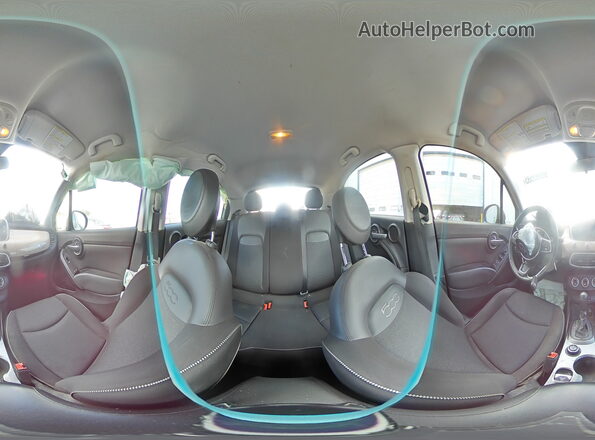 ZFBNFYA14LP841439 2020 FIAT 500X Желто-коричневый Панорамный вид салона 360°
