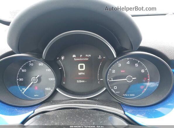 ZFBNFYB14LP880899 2020 FIAT 500X Blue Widok tylnych siedzeń
