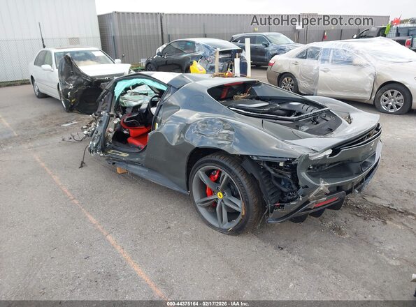 ZFF99SLA3R0303429 2024 FERRARI 296 GTB Gray Հետևի ձախ