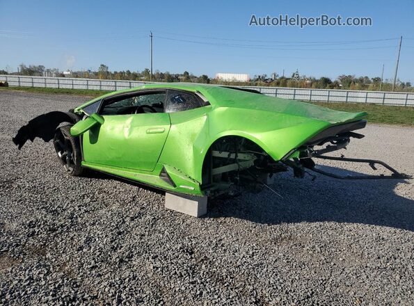 ZHWCF5ZFXNLA19669 2022 LAMBORGHINI HURACAN Зеленый Задняя левая четверть