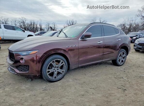 ZN661XUS6HX234320 2017 MASERATI LEVANTE Коричневый Передняя левая четверть