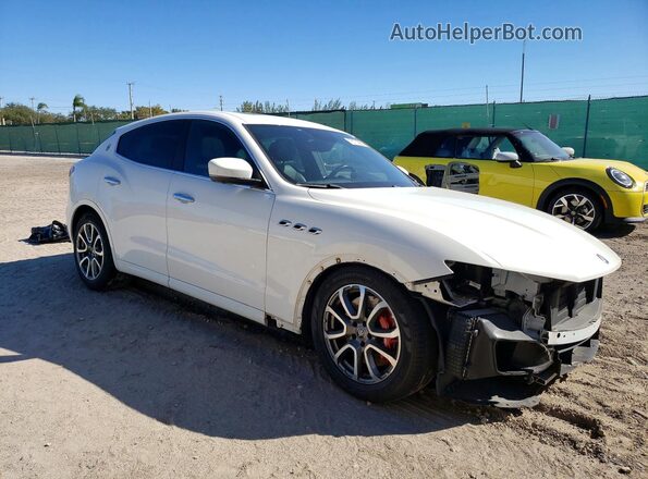 ZN661YUAXMX378525 2021 MASERATI LEVANTE Белый Передняя правая четверть