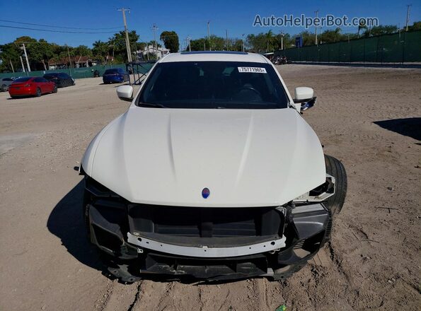 ZN661YUAXMX378525 2021 MASERATI LEVANTE Белый Вид спереди
