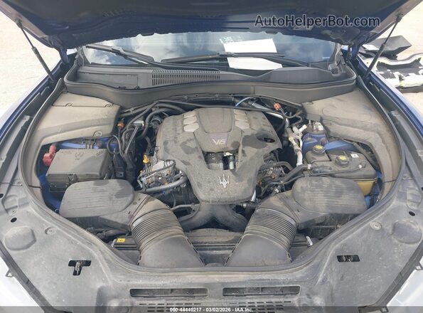 ZN661YUSXMX363676 2021 MASERATI LEVANTE Blue Widok z tyłu