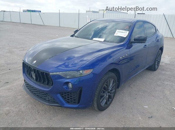 ZN661YUSXMX363676 2021 MASERATI LEVANTE Blue Przód lewy