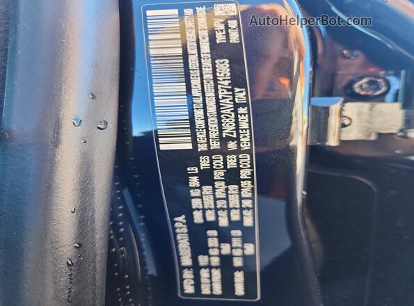 ZN682AVA7P7415983 2023 MASERATI GRECALE Black VIN կոդի պիտակի տեսք
