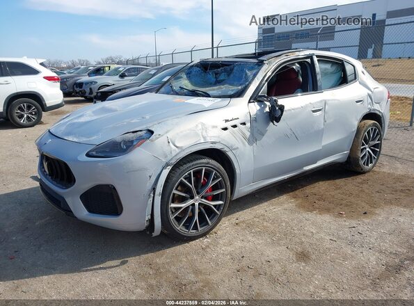 ZN682AVM4P7433772 2023 MASERATI GRECALE Light Blue Передня ліва чверть